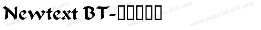Newtext BT字体转换